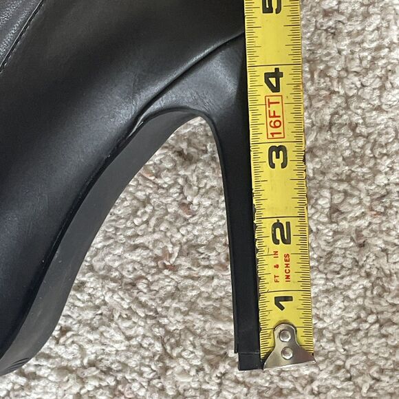 Azalea Wang Tiernan Thigh High Racer Boots Size 7.5 Stiletto Point Toe Clubwear - Picture 13 of 16
